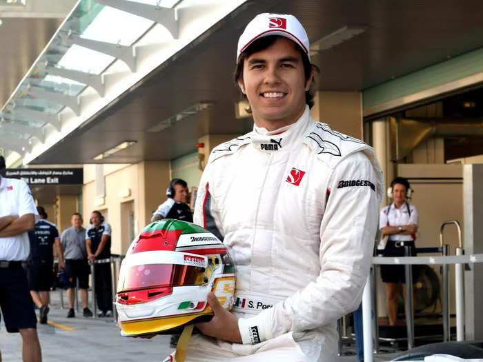 Sergio Perez in 2010, age 20