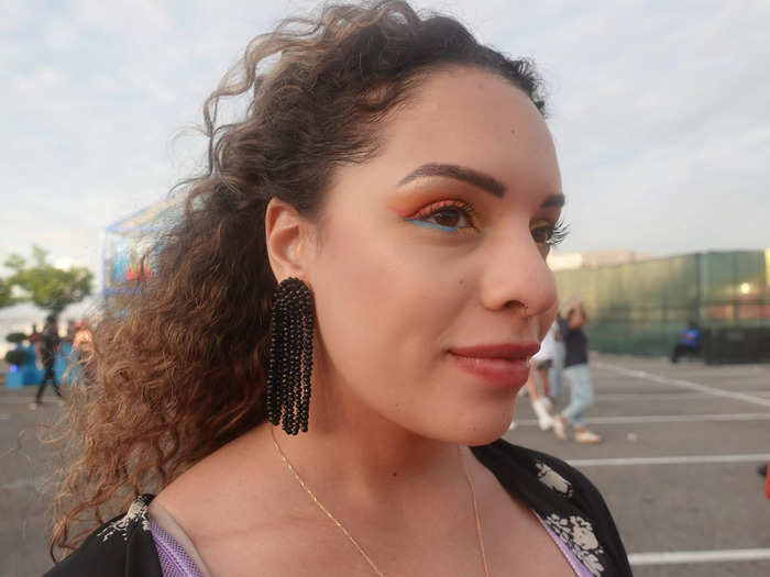 This festival-goer attended Halsey