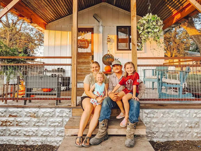 Katy Krebs and her husband, Michael, were looking for a place to call their own when an old shed that used to belong to Michael