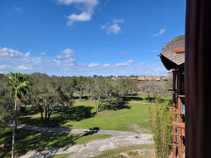 Animal Kingdom Lodge is made up of two themed buildings and sweeping savannas.