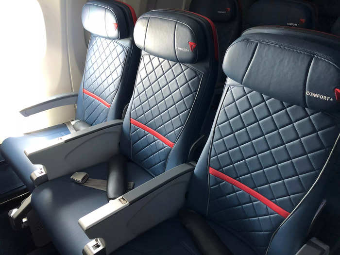 Each of the 42 Comfort+ seats aboard Delta