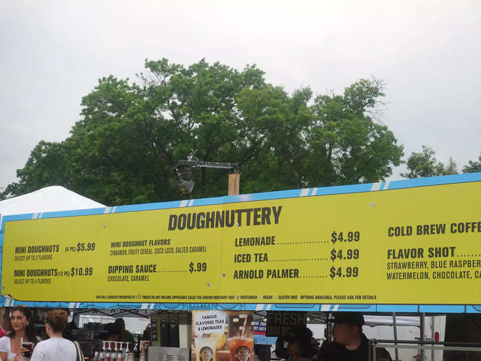 I tried several food options at Governors Ball, but not all of them were great.