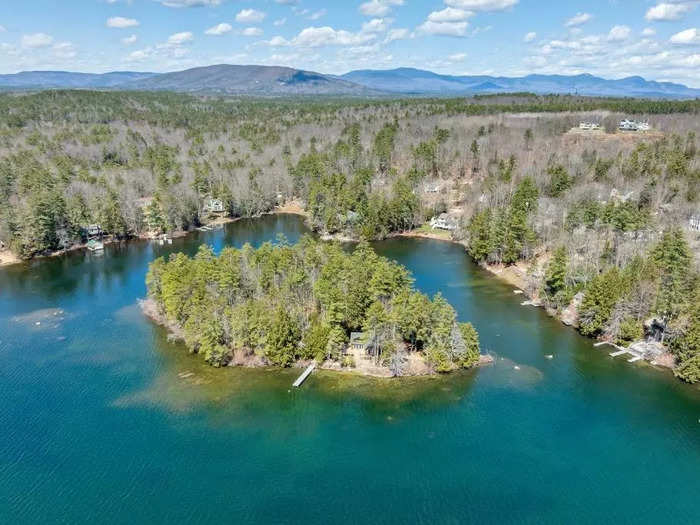 Instead of escaping to an island for a vacation, how about having a private retreat of your own? Hermit Island, situated in the middle of Lake Winnipesaukee in New Hampshire, is for sale for $3.35 million.