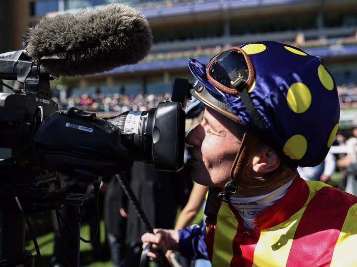 Spectators who bet on horse jockey James McDonald, seen here celebrating a victory, must