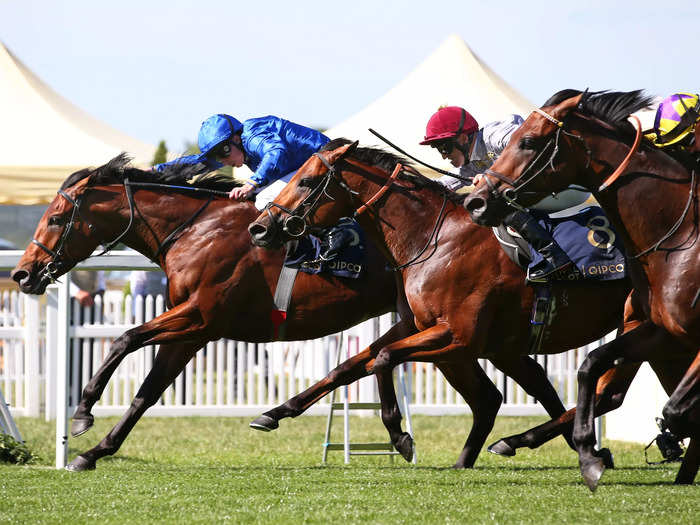 Royal Ascot is as much about racing as it is about fashion. The lead horse here, ridden by William Buick, won The St James