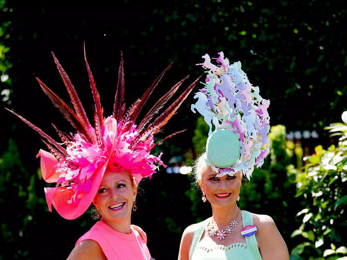 Guests tend to go above and beyond with their outfits, with many women opting to match their dresses to extravagant fascinators.