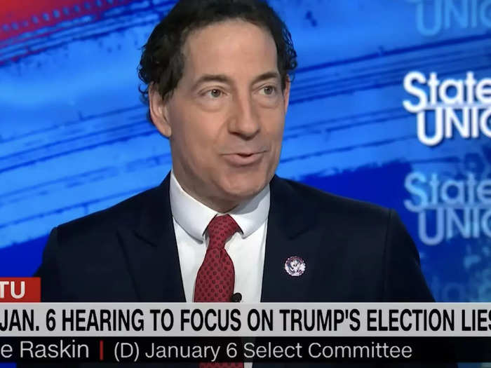 Rep. Jamie Raskin declines to share evidence that GOP lawmakers asked Trump for pardons after Capitol riot, says details will come 