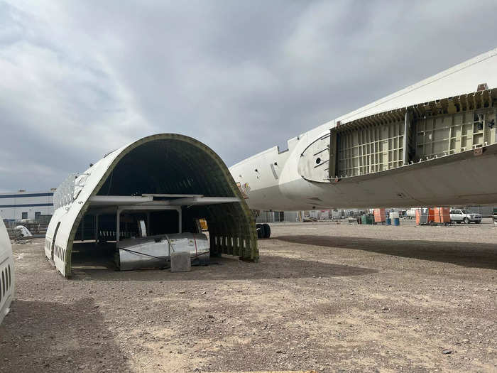 After its time at Burning Man, the gutted Queen of the Skies was stored in several pieces until the Fisher Brothers, a US real estate and development company, purchased the jet in 2022.