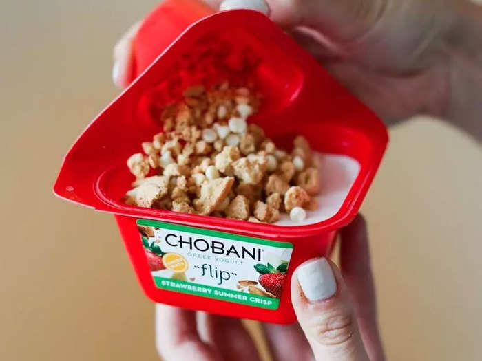 Chobani minimized its Flips yogurt from 5.3 ounces to 4.5 ounces.