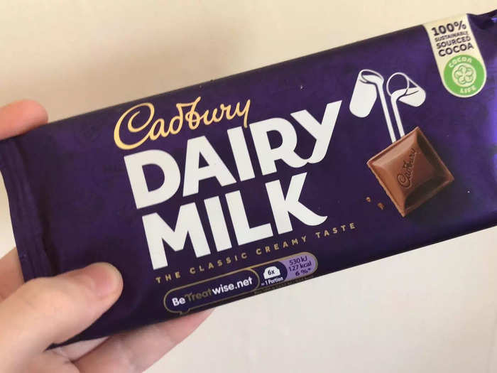 Cadbury changed the shape of its famous Dairy Milk bars in 2013 – and changed the size of them, too. The individual pieces now have rounded edges and contain nearly 10% less chocolate than before.