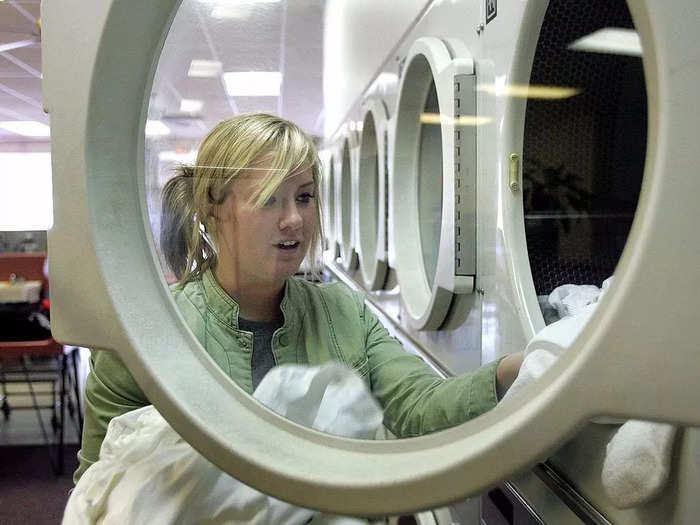 37. Laundry and dry-cleaning workers earn a median of $26,780 a year, and 25,570 are employed in the hotel industry.
