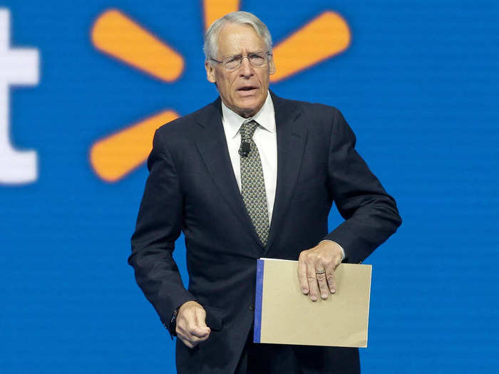 Walton joined Walmart as a senior vice president and became a member of Walmart