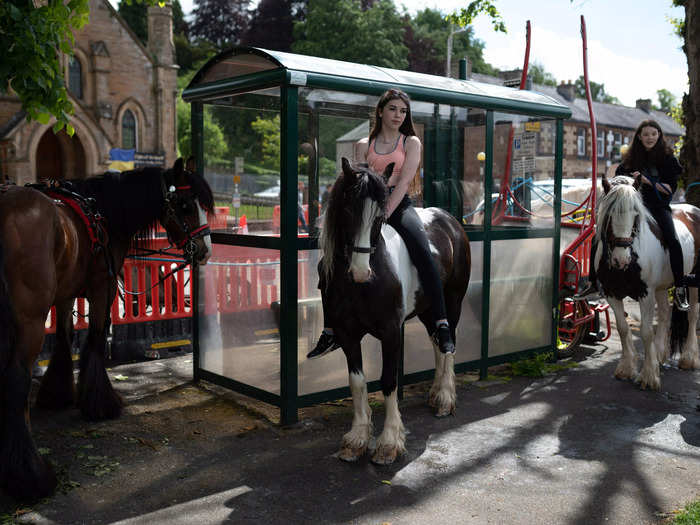 The people and their horses returned after the fair was canceled twice due to the COVID-19 pandemic