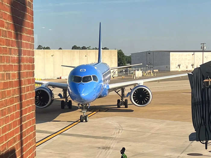 The plane flew 5.5 hours from San Francisco to Richmond on May 25, marking the first of 18 transcontinental routes the plane will fly this summer.