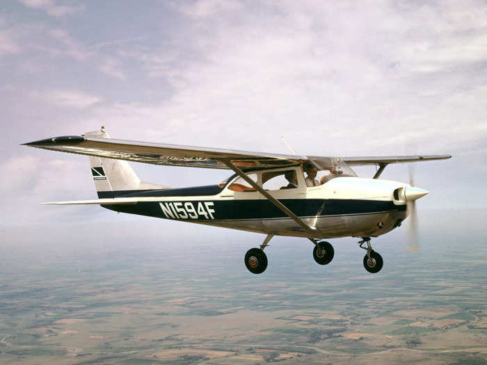The Cessna 172 is the most popular trainer aircraft in the world.