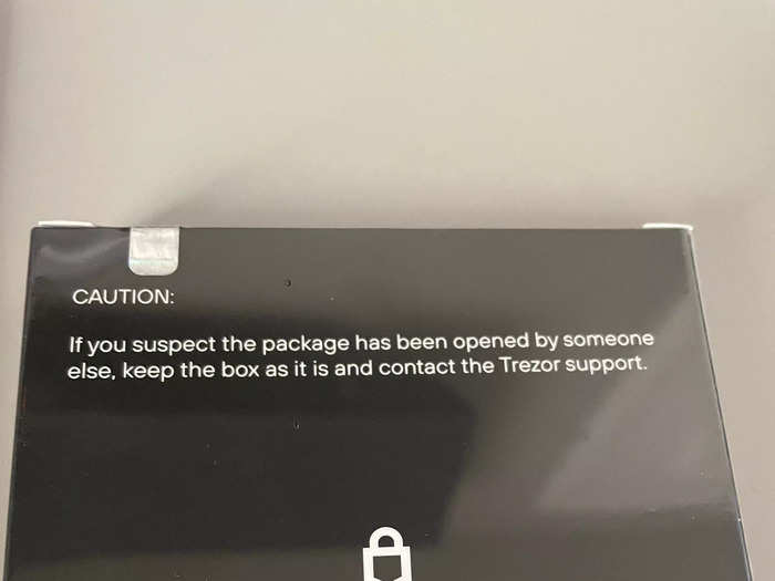 I planned to order from Amazon, but after reading reviews where users complained of wallet tampering, I decided to use Trezor