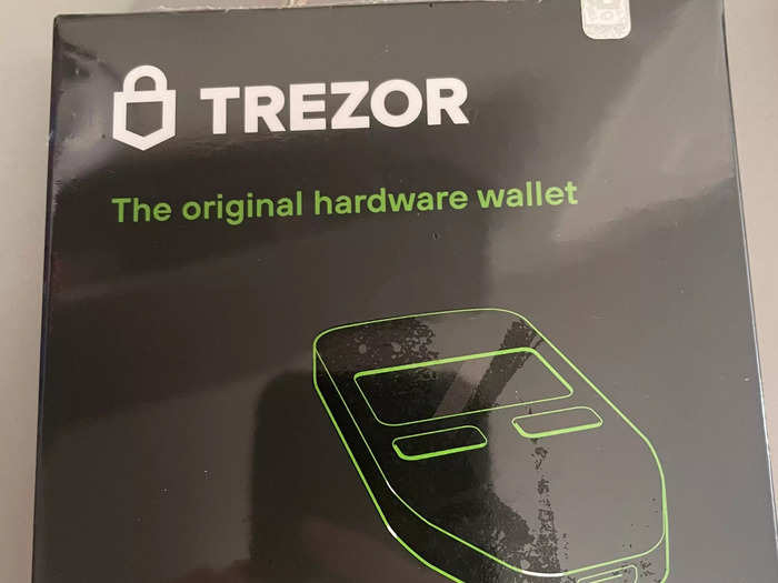 The safer option is to self-custody the private keys using a hardware wallet. It stores my keys offline, mitigating the risks from online attacks. I spent $101 on "the original hardware wallet," the Trezor Model One.