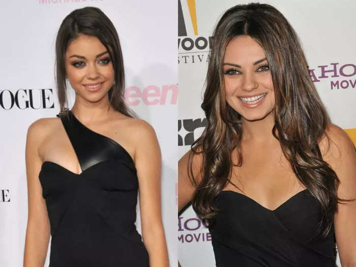 1. Sarah Hyland and Mila Kunis