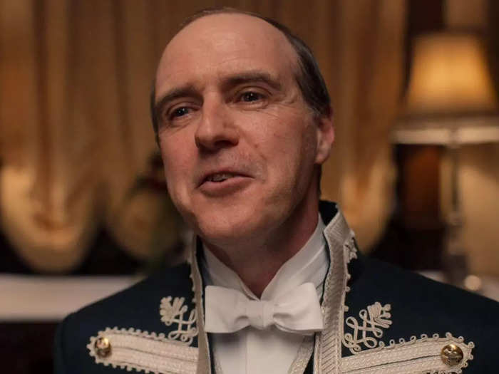 Mr. Molesley has darker hair in "Downton Abbey."