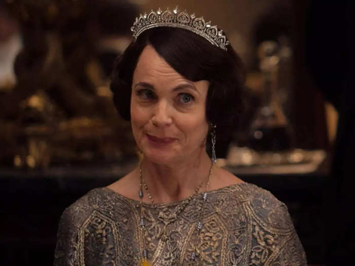 Cora Crawley, Countess of Grantham rocks the regal uniform of the paper princesses who crossed the Atlantic from the US to snag titled bachelors in England.