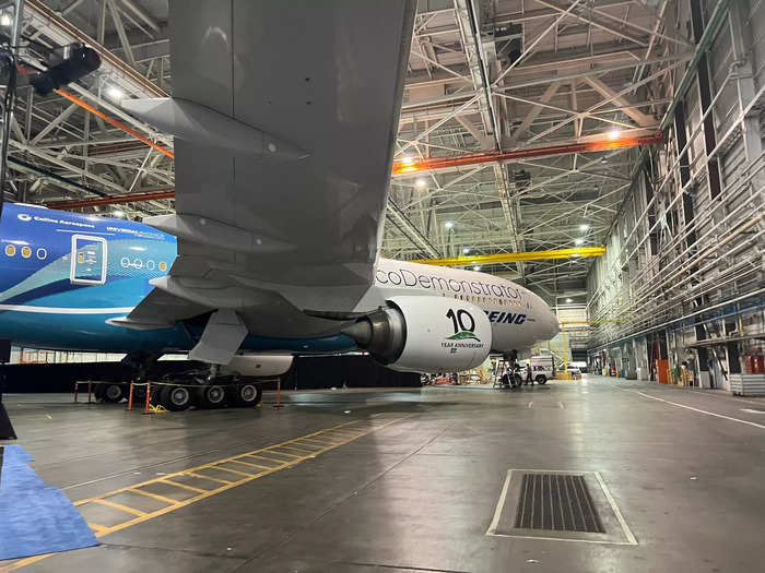 The 777-200ER ecoDemonstrator will begin six months of flight and ground testing this summer.