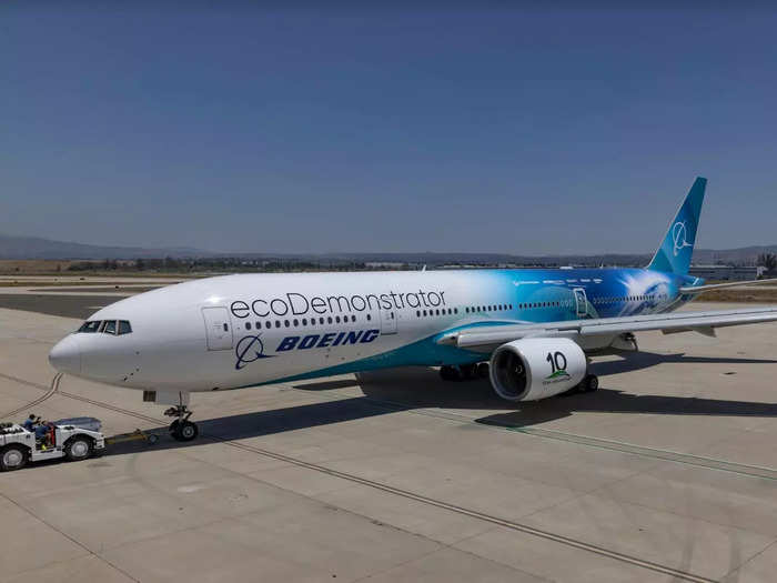 Boeing has officially unveiled its newest ecoDemonstrator: a 777-200ER aircraft that once operated as a passenger jet.