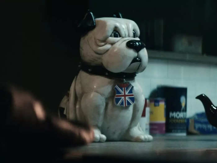 Butcher has a dog-shaped jar that seems to be a nod to his beloved dog Terror and his home country.