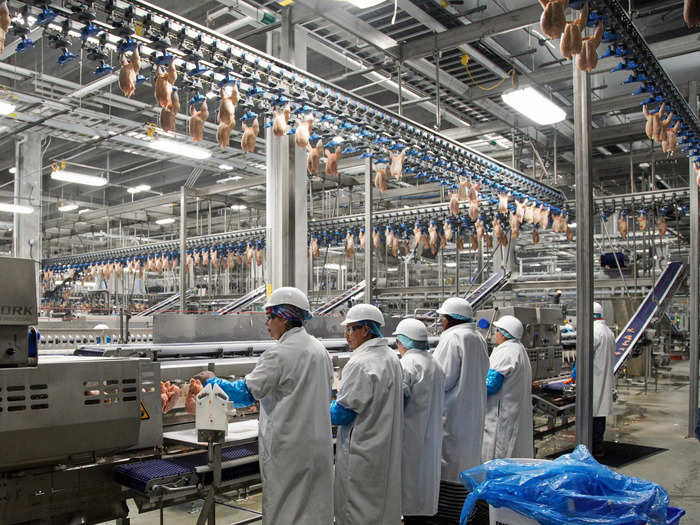 Controlling the entire process allows Costco to save as much as 35 cents per chicken.