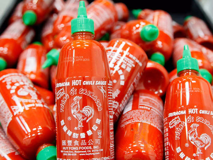 The control test - Sriracha Hot Chilli Sauce