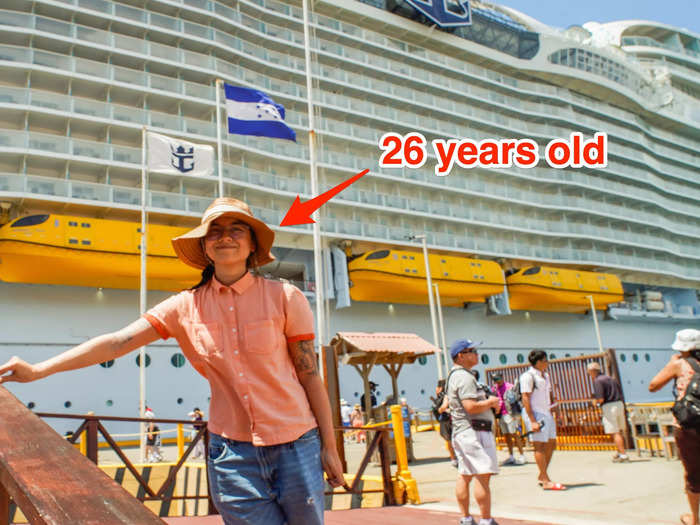 But I was shocked that I was mistaken for a child every time I entered or exited the ship.