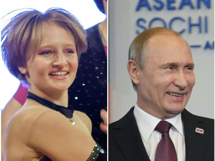 Her appearance did not include comment on her being related to Putin. The link was briefly made public in the course of a dance competition, but later retracted.