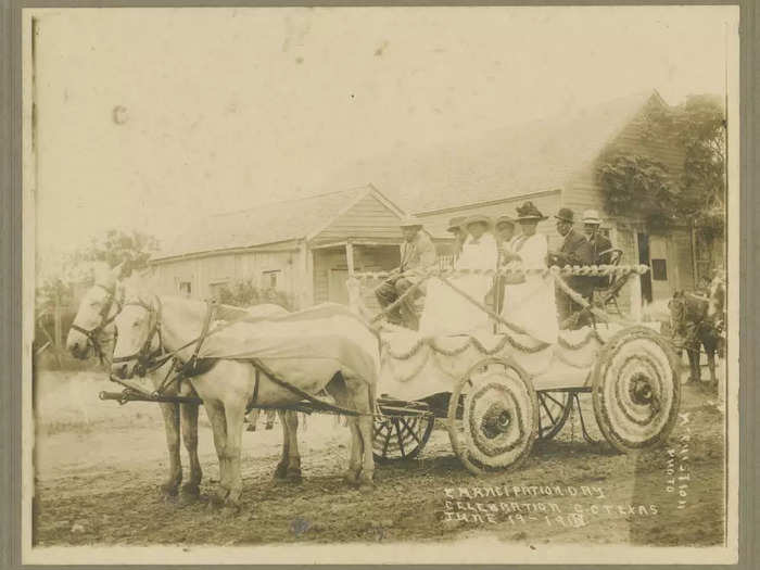 Decorated carriages have long been a staple of Juneteenth parades.