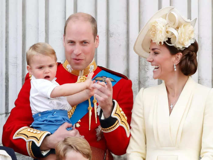 2019: William made an appearance with his family at the Trooping the Colour parade, where he showed off Prince Louis for the first time since his birth in 2018.