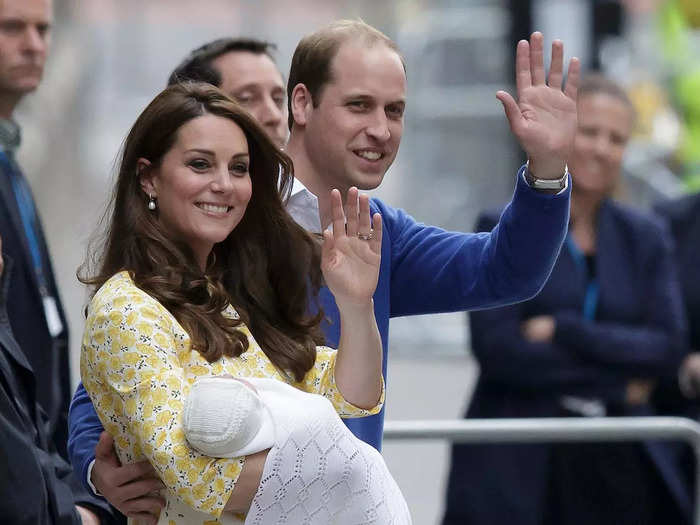 2015: They welcomed a daughter, Princess Charlotte, on May 2.