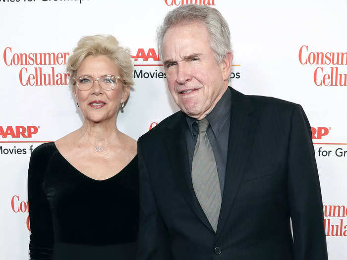 Warren Beatty and Annette Bening had the first of their four children when Beatty was 54.