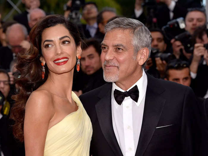 George Clooney welcomed twins Ella and Alexander with his wife, Amal, in 2017 at age 56.