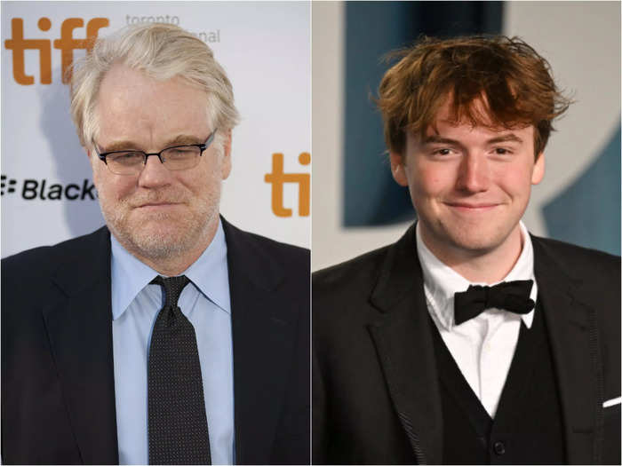 Rising star Cooper Hoffman followed in his late father Philip Seymour Hoffman