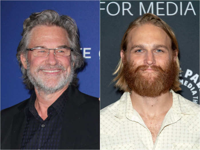 Distinguished careers and similar physical appearances link Kurt and Wyatt Russell.