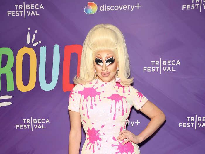 Trixie Mattel was dripping in pink at the Celebrate Pride event at the Tribeca Film Festival.
