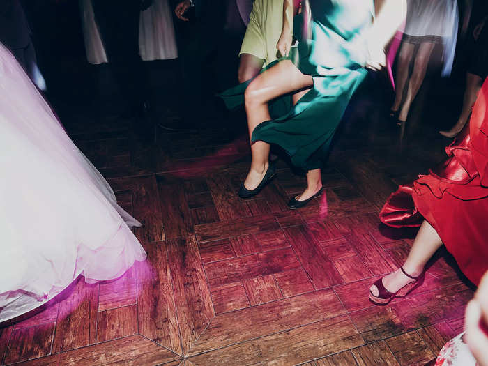 Dance-floor wraps are hot this season.