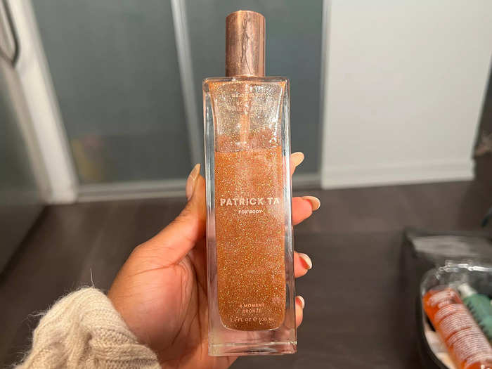 Patrick Ta Major Glow body oil is great for a sun-kissed décolleté.