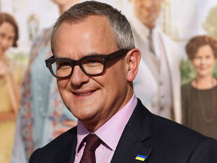 Hugh Bonneville, who plays the earl, has a sharper coiffure and wears chic spectacles in real life.