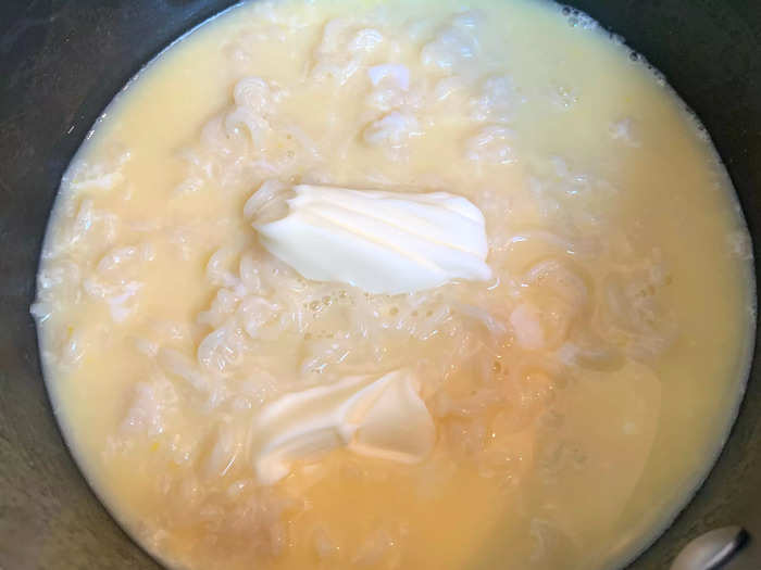 The next step: Add butter.