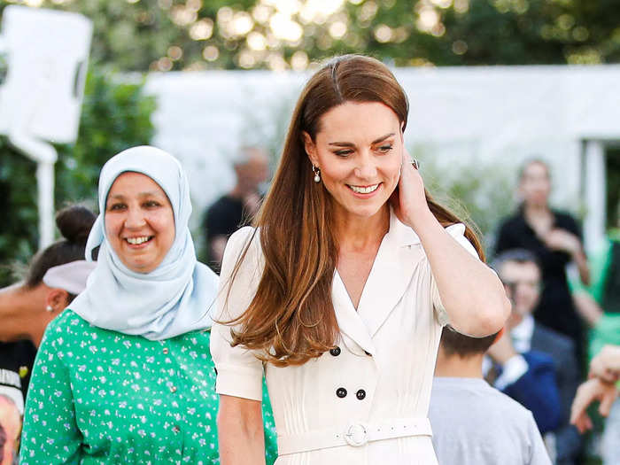 In June, Middleton wore a white dress from Suzannah London that retails for $2,900 to a memorial service for the Grenfell Tower fire.