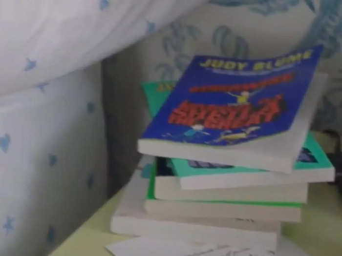 There are Judy Blume books on Belly