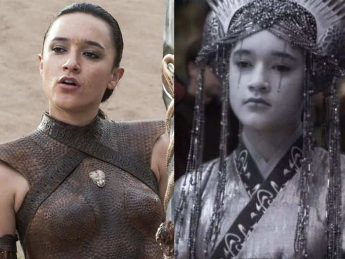 Keisha Castle-Hughes played Obara Sand on "Game of Thrones" and was Queen Apailana in "Revenge of the Sith."