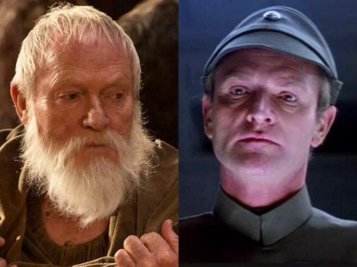 Julian Glover played Grand Maester Pycelle on "Game of Thrones." But early in his career, he played General Maximilian Veers in "The Empire Strikes Back."