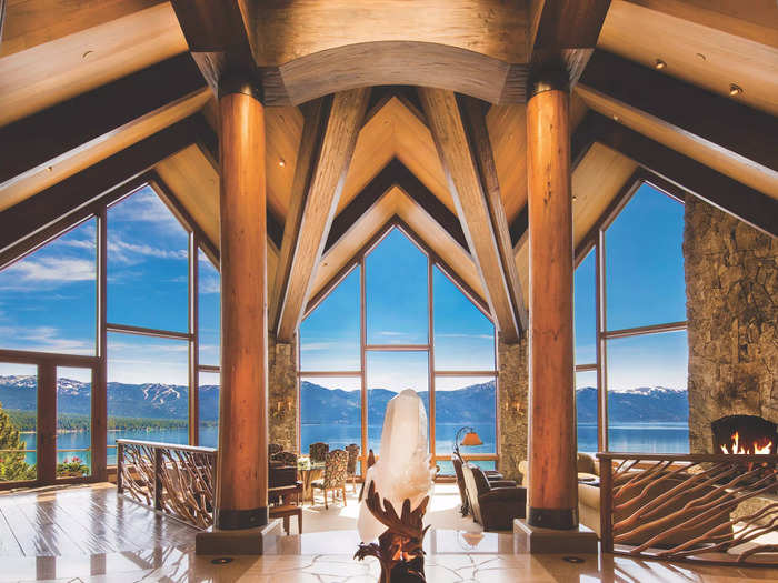 "When you enter the mansion, you are immediately greeted by spectacular views of Lake Tahoe," Dunn said.