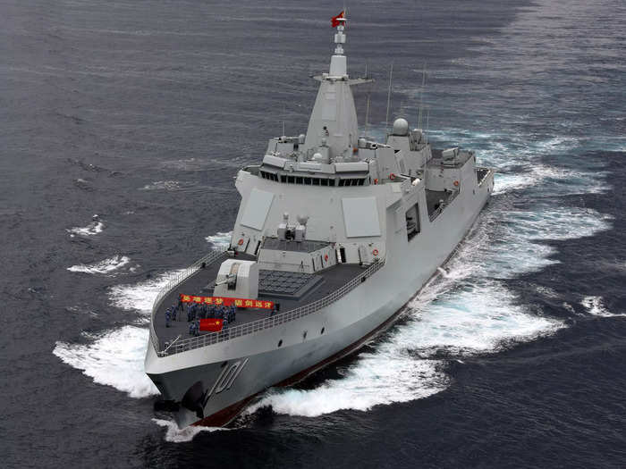 Chinese media has touted the ship as the second-most powerful destroyer in the world after the USS Zumwalt.