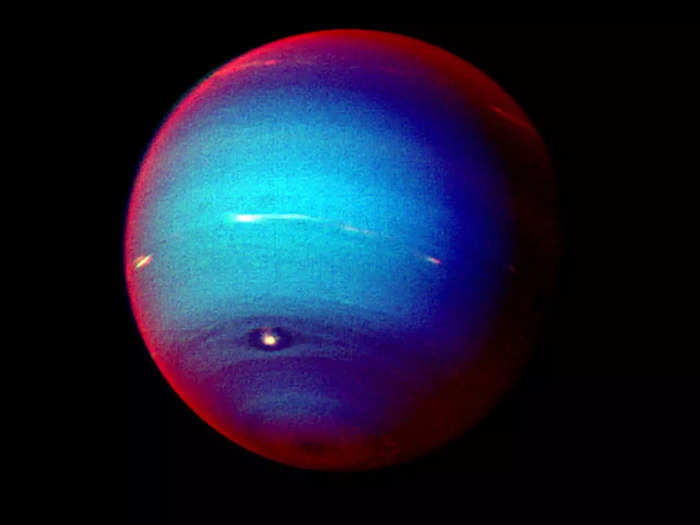 Voyager 2 was the first spacecraft to observe Neptune close up.